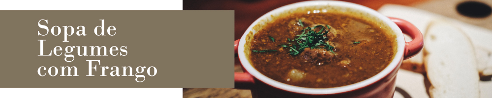 sopa legumes e frango